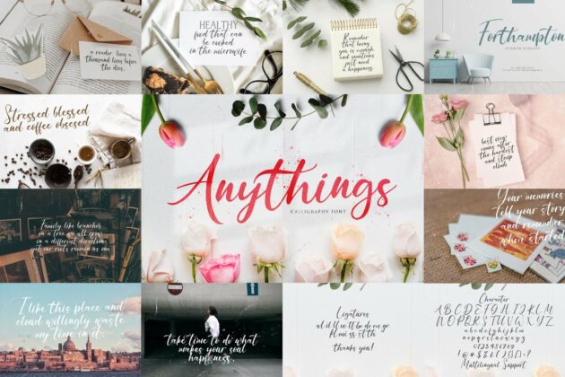 Calligraphy Font Bundle Vol 3 Poster 4