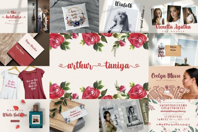 Calligraphy Font Bundle Vol 3 Poster 7