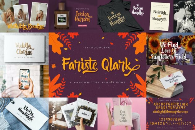 Calligraphy Font Bundle Vol 3 Poster 9