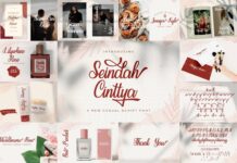 Calligraphy Font Bundle Vol 4 Poster 1