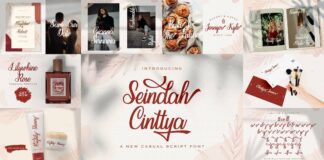 Calligraphy Font Bundle Vol 4 Poster 1