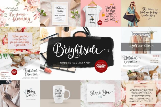 Calligraphy Font Bundle Vol 4 Poster 8