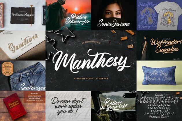 Calligraphy Font Bundle Vol 5 Poster 9