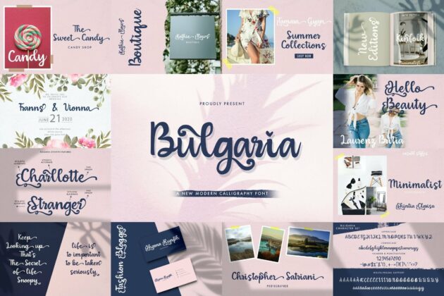 Calligraphy Font Bundle Vol 6 Poster 2