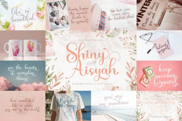 Calligraphy Font Bundle Vol 6 Poster 5