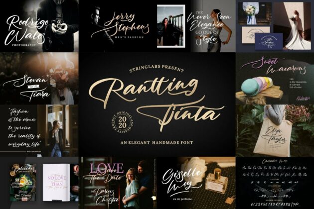 Calligraphy Font Bundle Vol 6 Poster 6