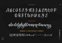 Candy Tree - Christmas Holiday Font Poster 1