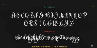 Candy Tree - Christmas Holiday Font Poster 1