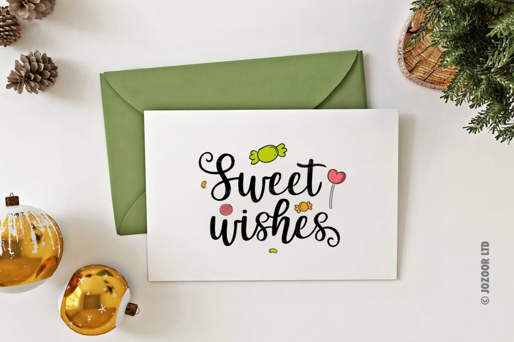 Candy Tree - Christmas Holiday Font Poster 5