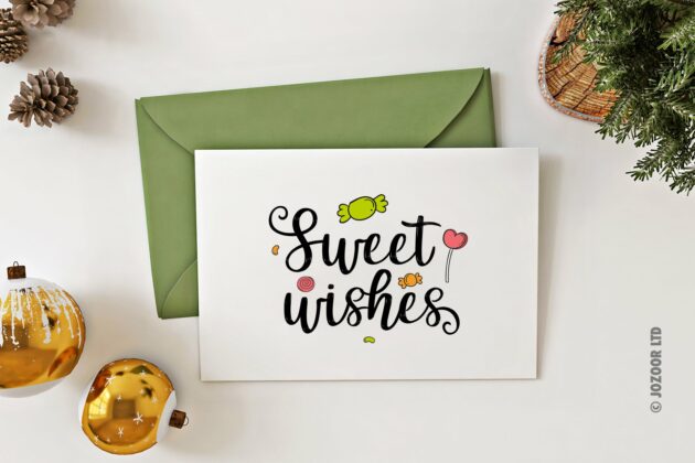 Candy Tree - Christmas Holiday Font Poster 5