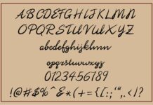 Caramel Almond: A Sweet Script Font Poster 1