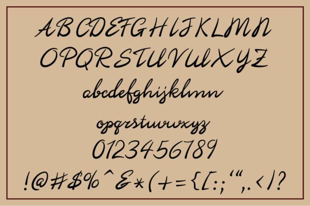 Caramel Almond: A Sweet Script Font Poster 1