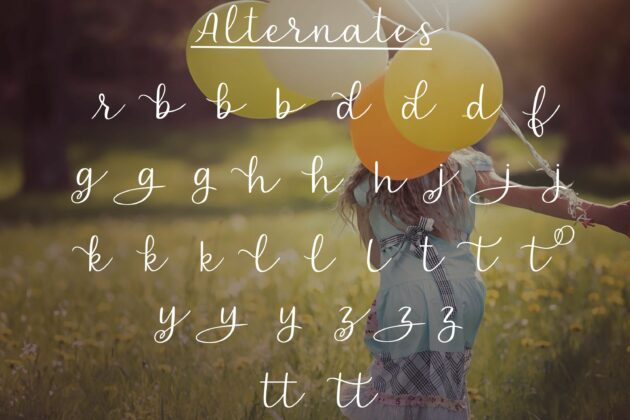 Carefree - A handlettered script font Poster 3