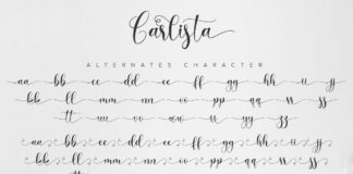 Carlista Script Poster 1