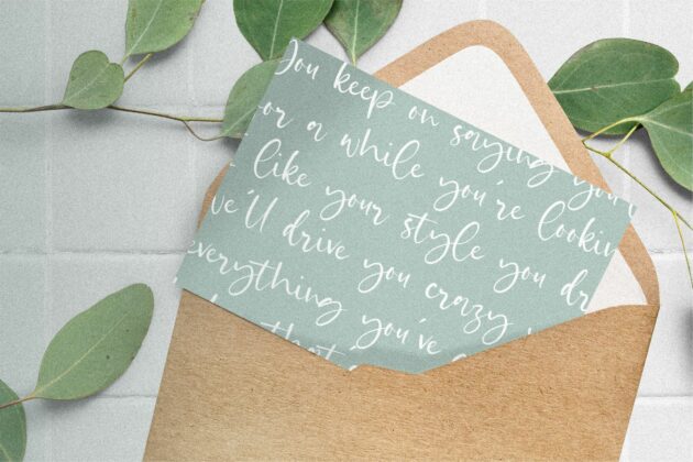Castilla is a Beautiful Modern Handdrawn Font Poster 5