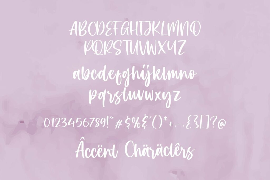 Celosia Golden Modern Calligraphy Font Poster 1