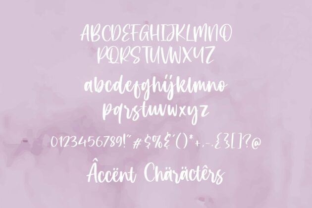 Celosia Golden Modern Calligraphy Font Poster 1