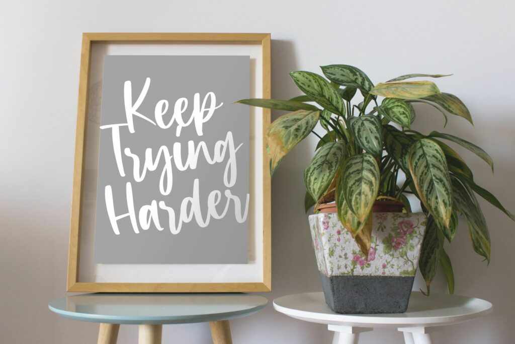 Celosia Golden Modern Calligraphy Font Poster 4