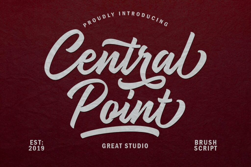 Central Point Script Poster 6
