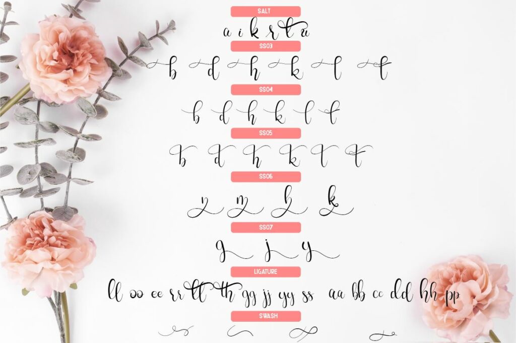 Charllie Lovely Script Font Poster 3