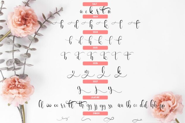 Charllie Lovely Script Font Poster 3