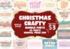 Christmas Crafty Fonts Bundle Poster 1