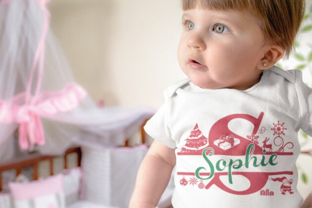 Christmas Split Font Poster 6