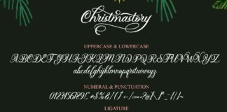 Christmastory Script Font Poster 1