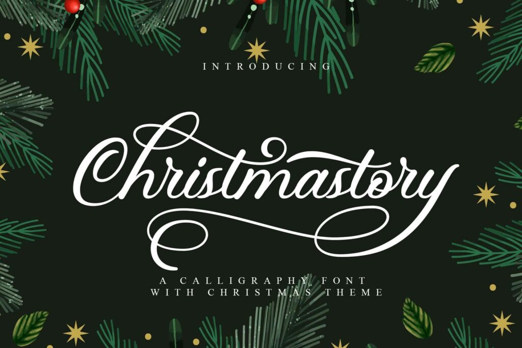 Christmastory Script Font Poster 5