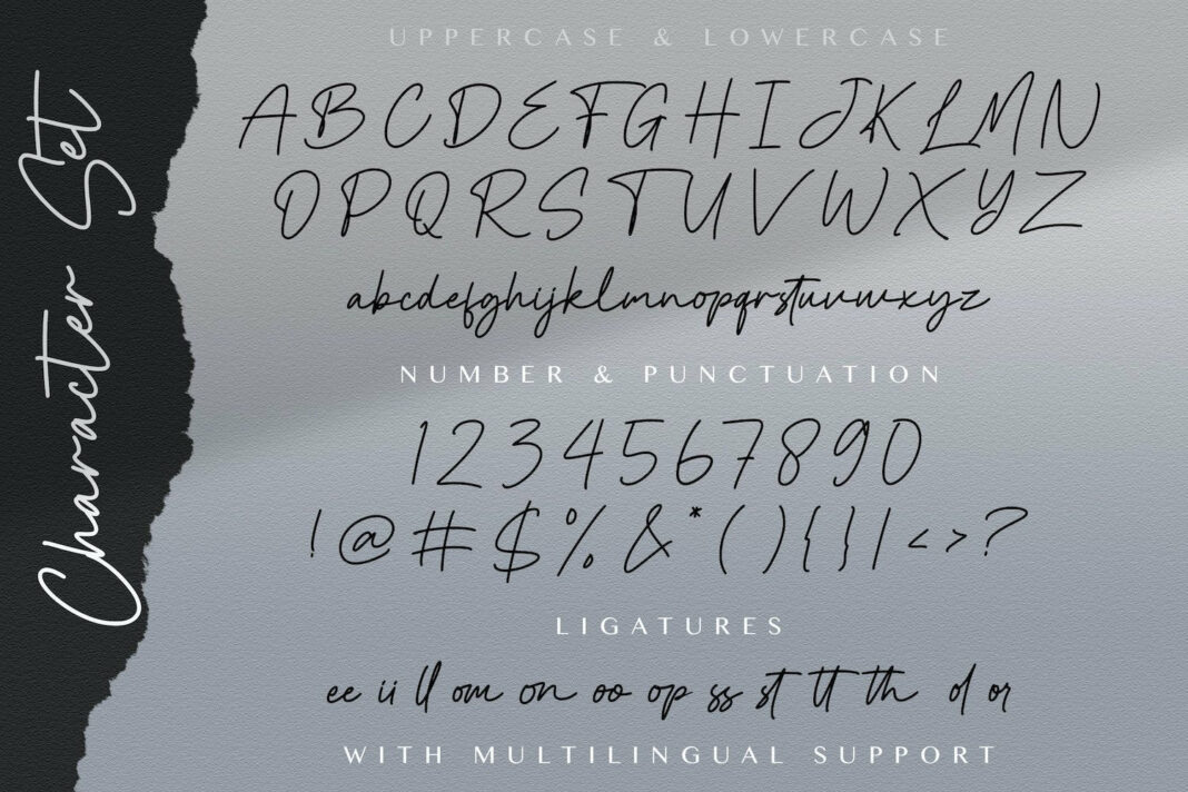 Cinta Monyett - Handwritten Font Poster 1