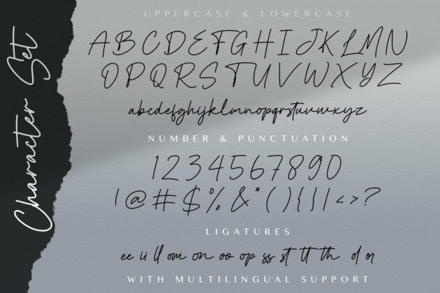 Cinta Monyett - Handwritten Font Poster 1