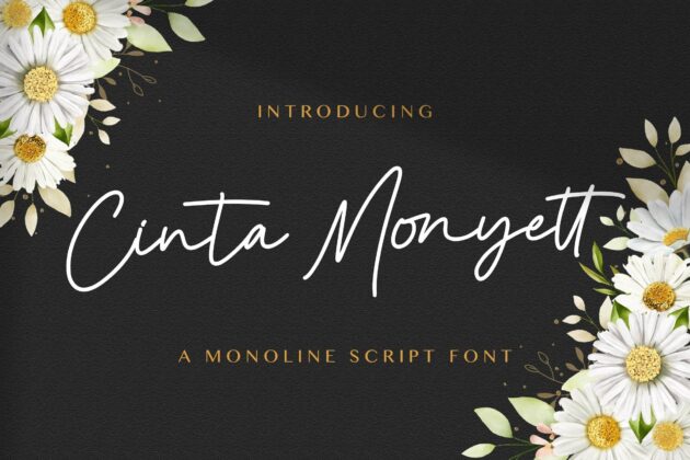 Cinta Monyett - Handwritten Font Poster 8