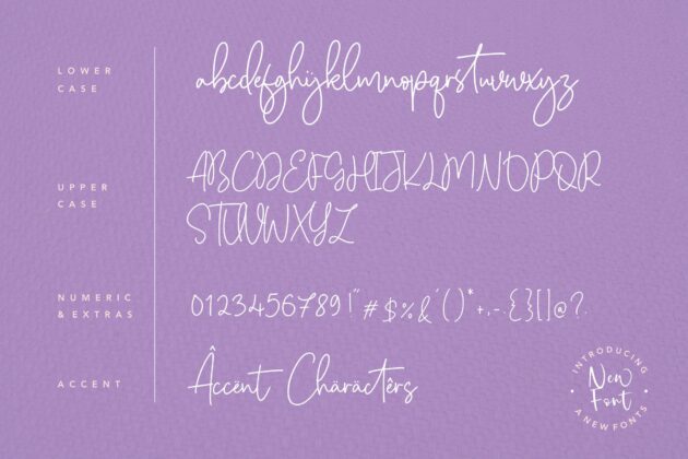 Citruslime Modern Monoline Handwritten Script Font Poster 1