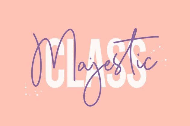 Citruslime Modern Monoline Handwritten Script Font Poster 3