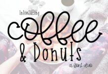 Coffee and Donuts (Font Duo) Poster 1