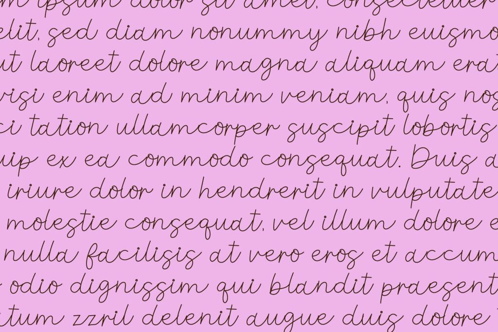 Coffee Shop Script Sketch Font Poster 4