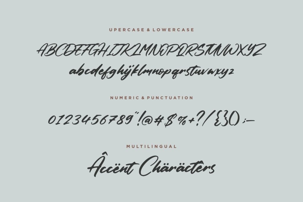 Columbian Modern Handwritten Font Poster 3