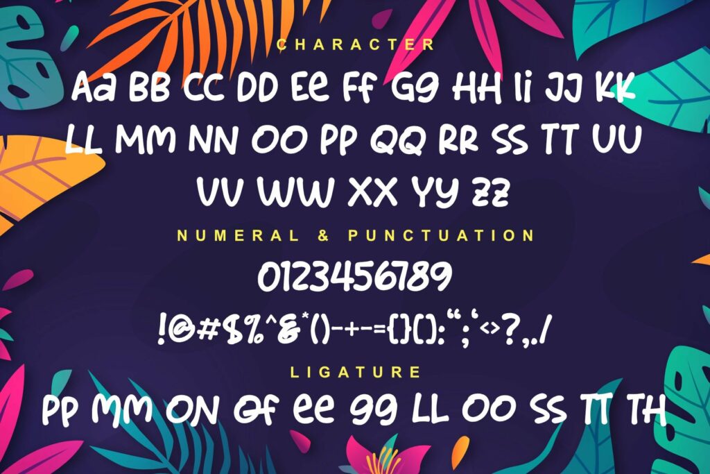 Content Creator - Playful Typeface Poster 6