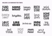 Crafty Font Bundle - Vol 3 Poster 1