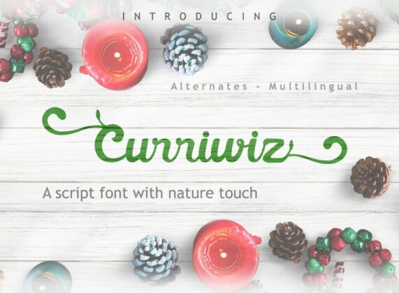 Curriwiz Font Poster 1