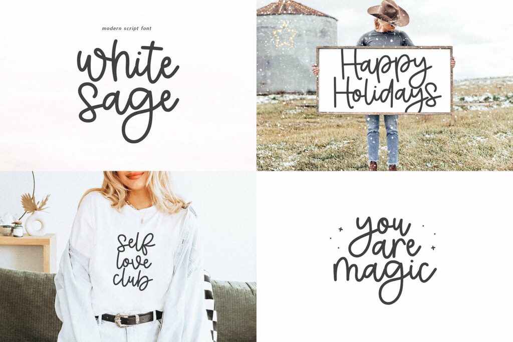Cute and Crafty Font Bundle - 20 Fonts For Crafters Poster 2