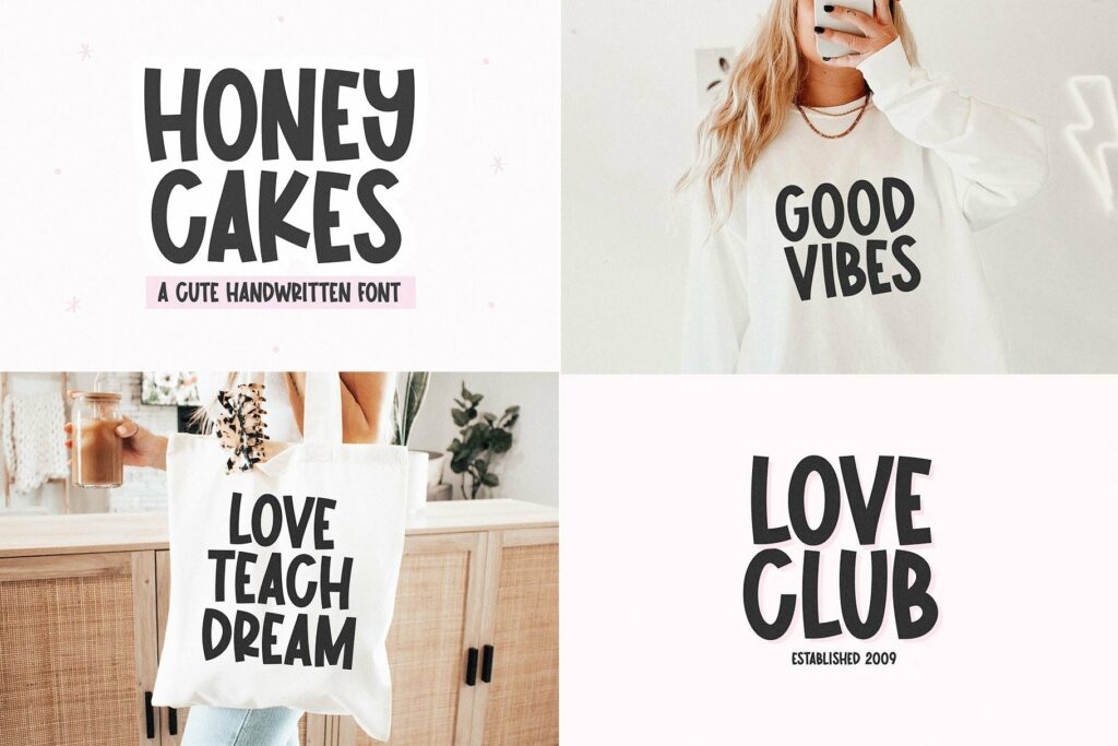 Cute and Crafty Font Bundle - 20 Fonts For Crafters Poster 6