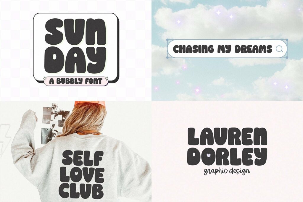 Cute and Crafty Font Bundle - 20 Fonts For Crafters Poster 7