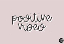 Cute and Cursive Script Poster 1