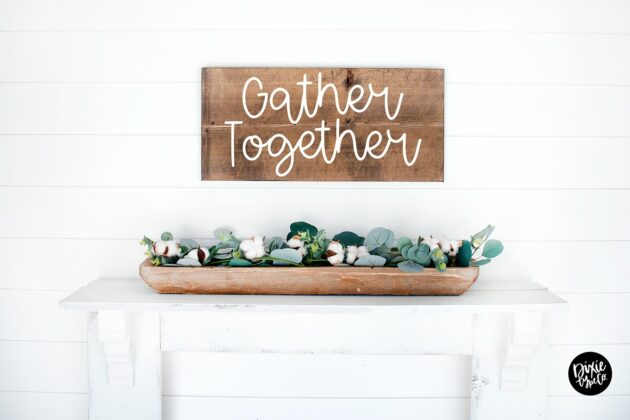 Cute and Cursive Script Poster 6