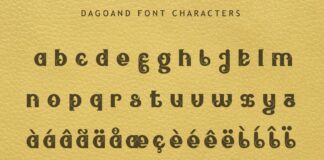 Dagoand Font Poster 1