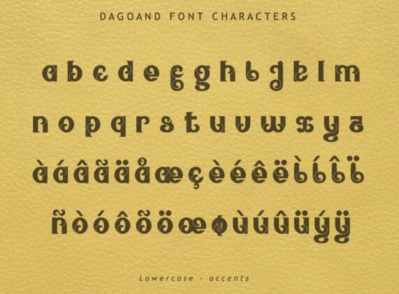 Dagoand Font Poster 1