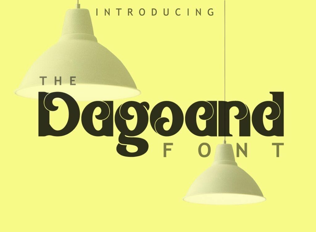 Dagoand Font Poster 3