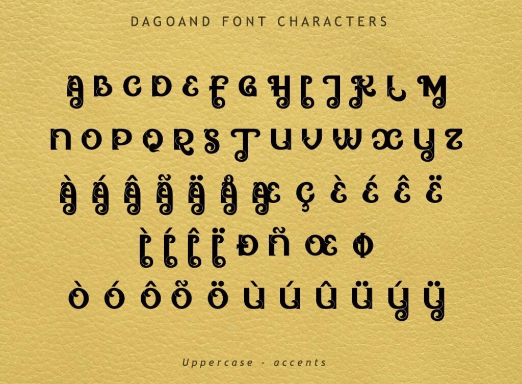 Dagoand Font Poster 6