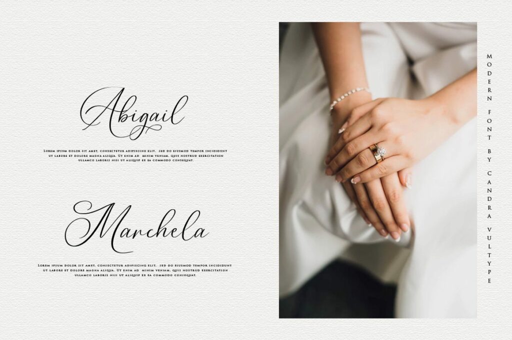 Dagtton - Wedding Calligraphy Font Poster 3